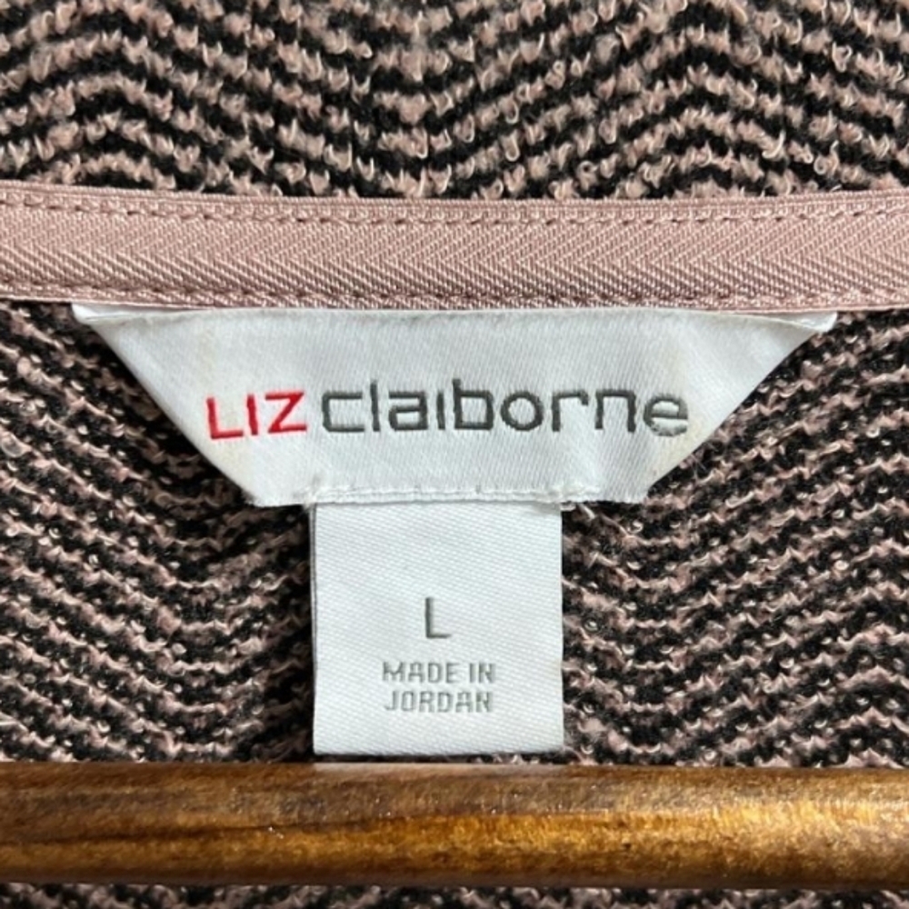 Liz Claiborne Women's Textured Knit Top Size Large - Picture 5 of 9
